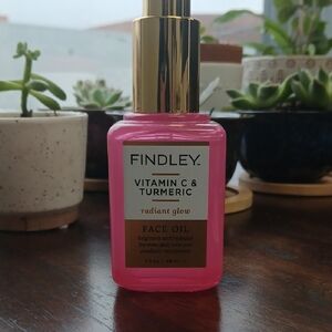 Finley Radiant Glow Vitamin C & Turmeric Face Oil - Pink and Gold